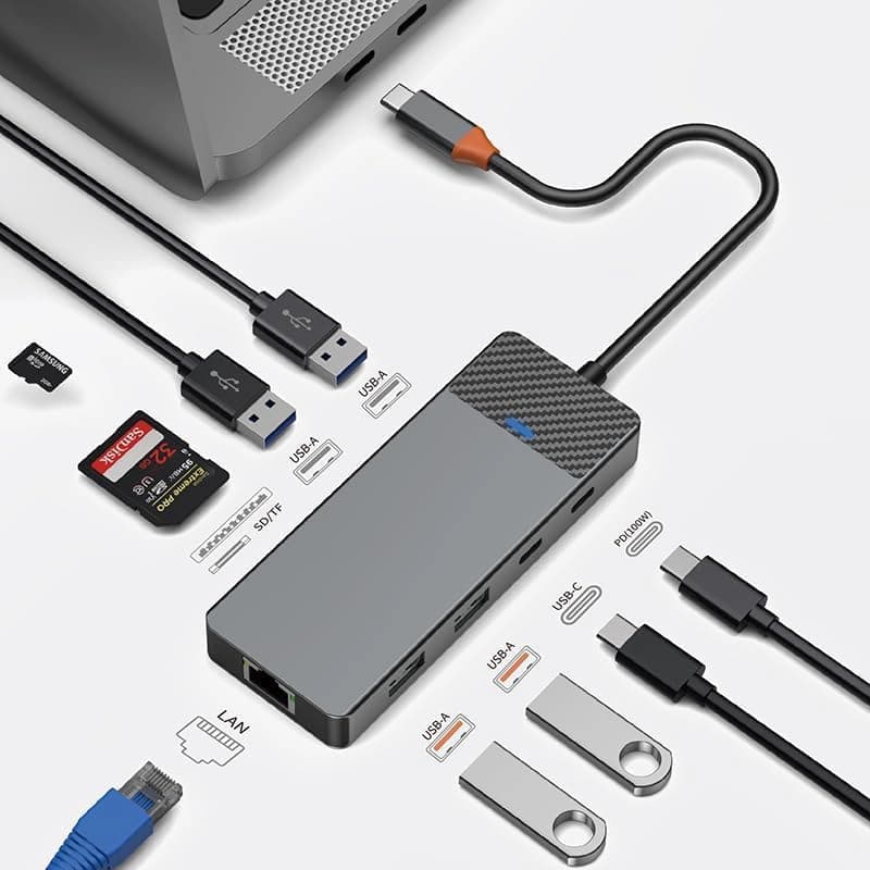 هاب تایپ سی ویوو WiWU A923RPT USB-C Hub — تصویر ۴