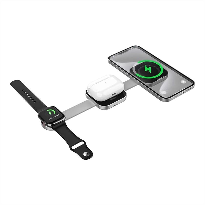 شارژر بی سیم ویوو WiWU Wi-W031 Planeta Trio 3 in 1 Wireless Charger — تصویر ۵