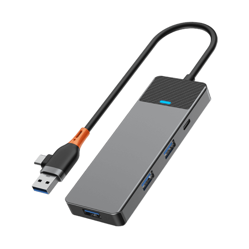 هاب تایپ سی ویوو WiWU Linker 4 In 1 USB-A&amp;C A431C Hub — تصویر ۲