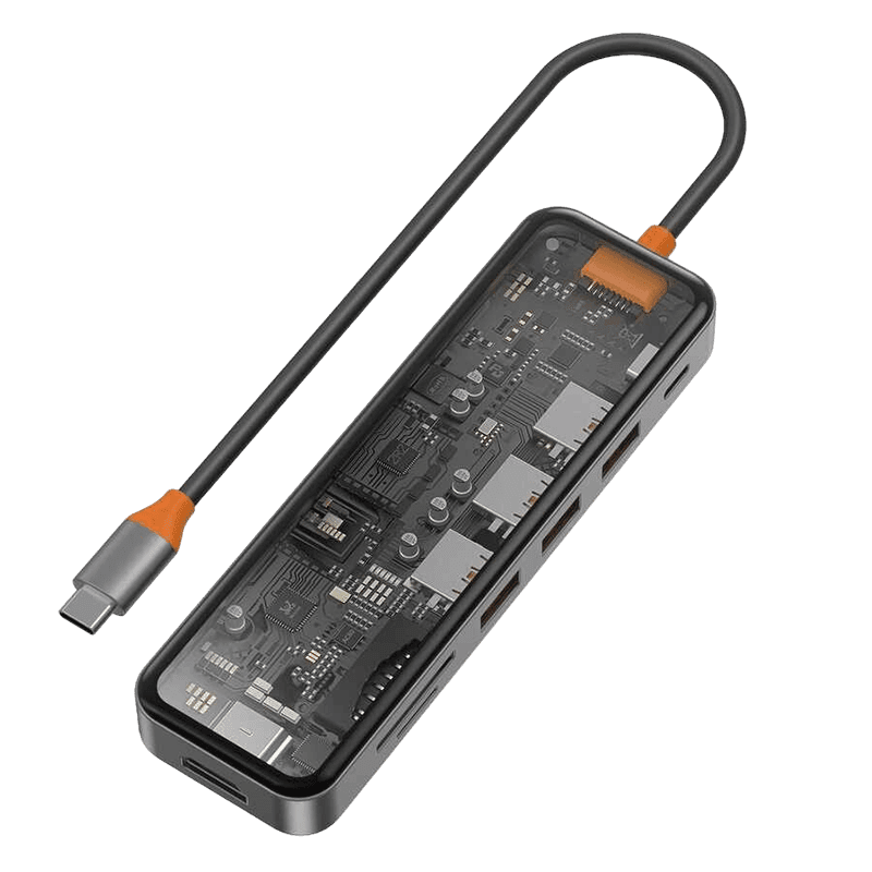 هاب تایپ سی ویوو WiWU Cyber HUB 7 in 1 USB-C CB007 — تصویر ۲