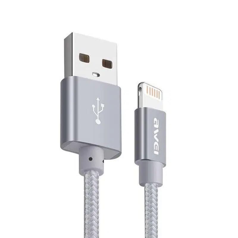 کابل پاور بانک اوی USB A TO LIGHTNING AWEI کد کالا CL-988