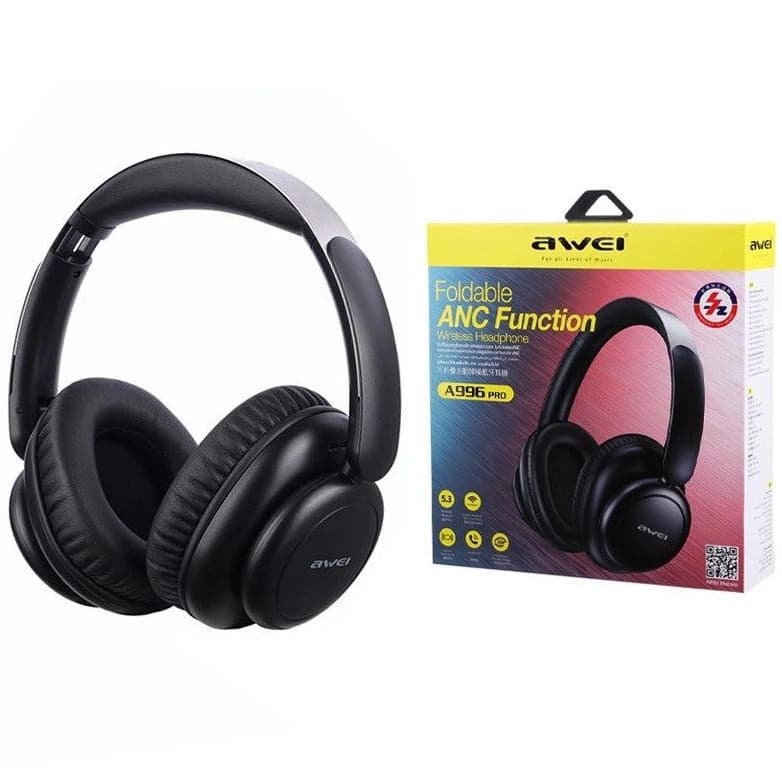 هدفون بلوتوثی اوی دارای قابلیت اتصال با جک ۳.۵ میلی متری AWEI کد کالا A996Pro