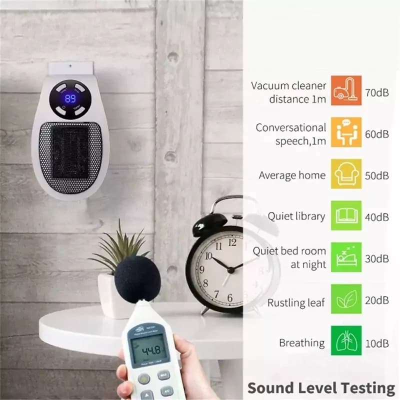 فن هیتر برقی پریز دیواری 500 وات مدل MA-101 — تصویر ۶