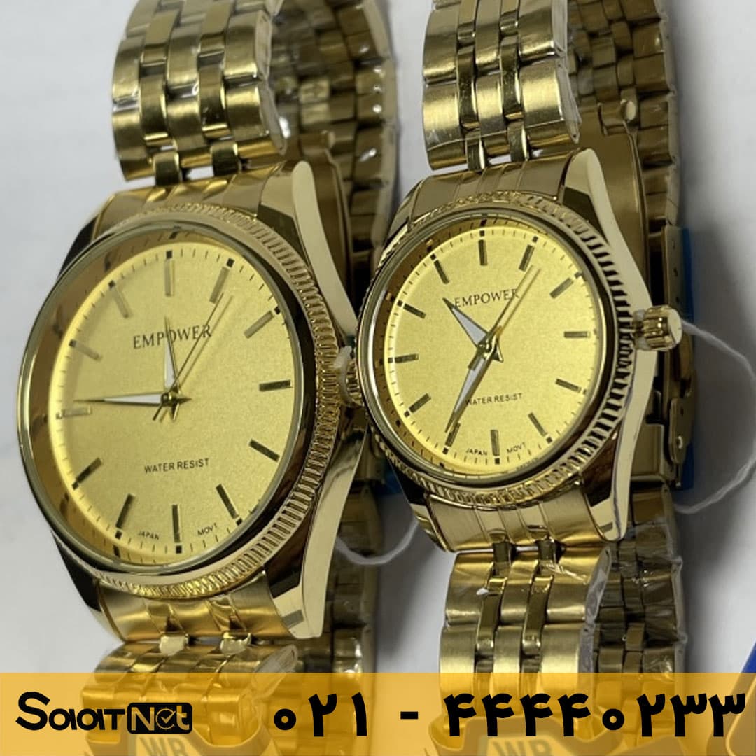 ساعت ست امپاور کد ۳۰۳۱ – خرید ساعت مچی ست دونفره ارزان قیمت، شیک — تصویر ۳