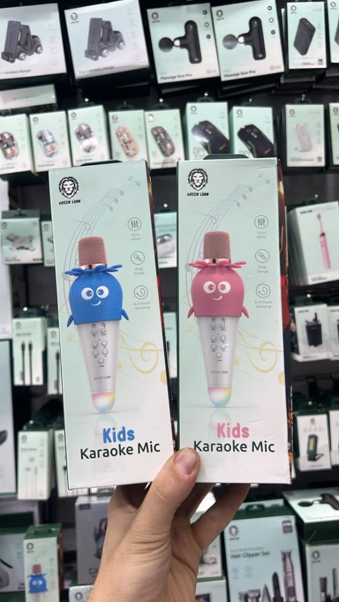 میکروفون کارائوکه کودکان Green Kids Karaoke Mic — تصویر ۵