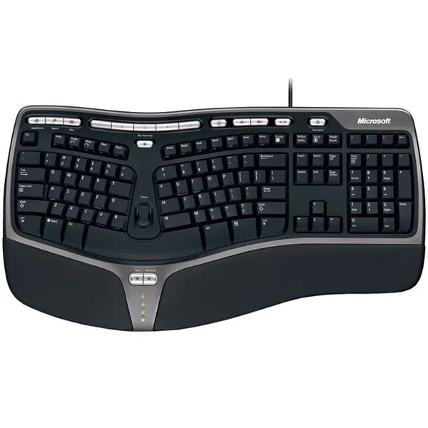 کیبورد مایکروسافت مدل Natural Ergonomic Keyboard 4000 (استوک) — تصویر ۲