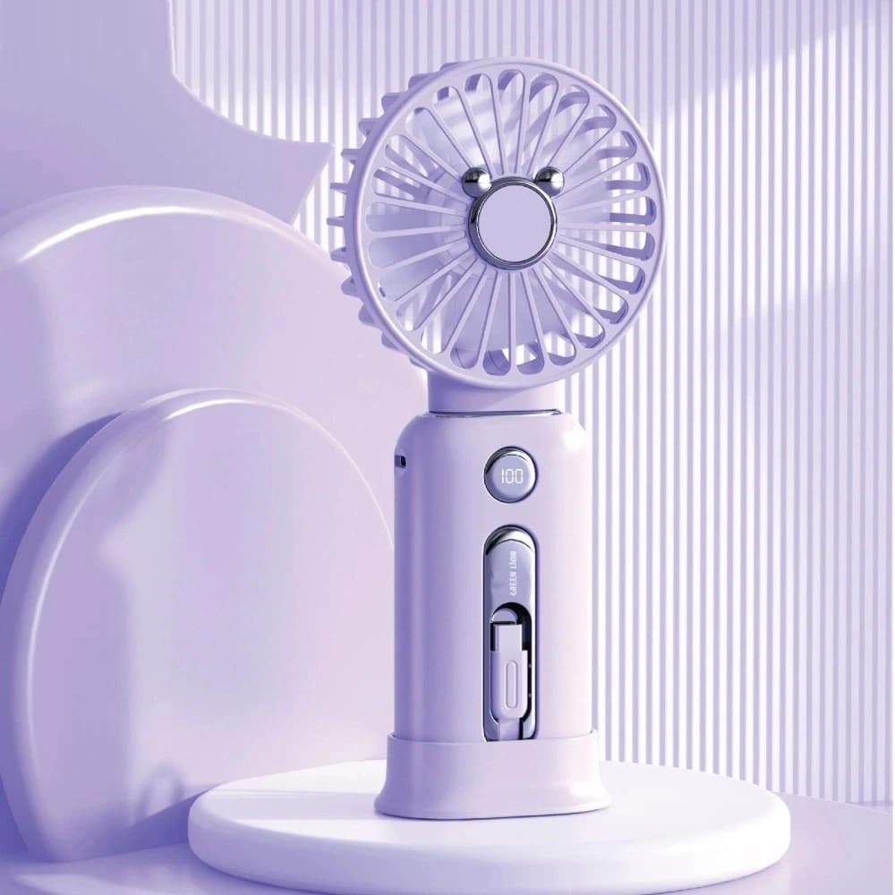 پنکه و پاوربانک قابل حمل ویندمیت گرین Green WindMate Portable PowerBank & Fan — تصویر ۴