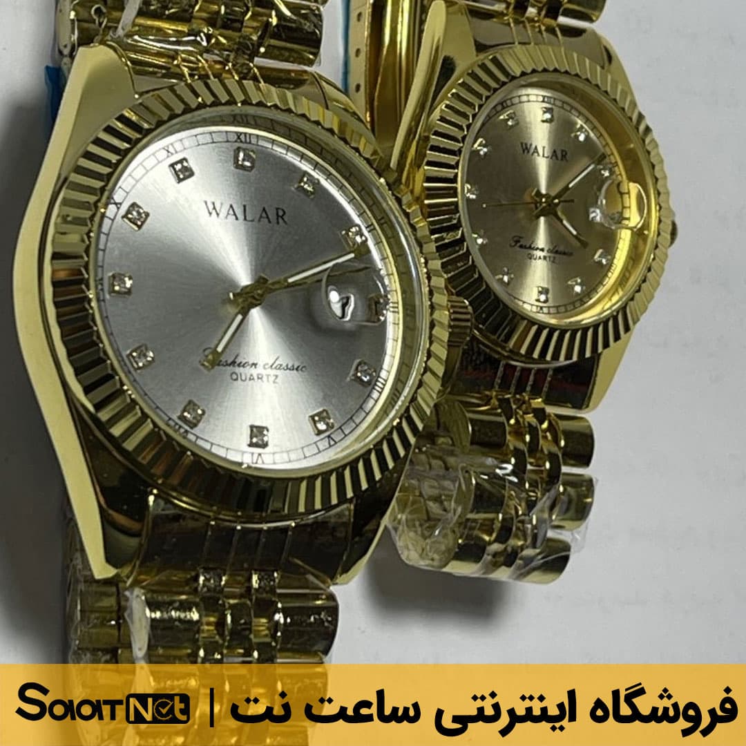 ساعت ست زنانه و مردانه والار کد ۳۰۴۲ – انتخابی شیک و اقتصادی برای زوج‌ه — تصویر ۲