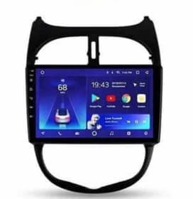 مانیتور اندروید ۱۱ اینچ پژو ۲۰۶ برند 6580با حافظه ۳۲+۲