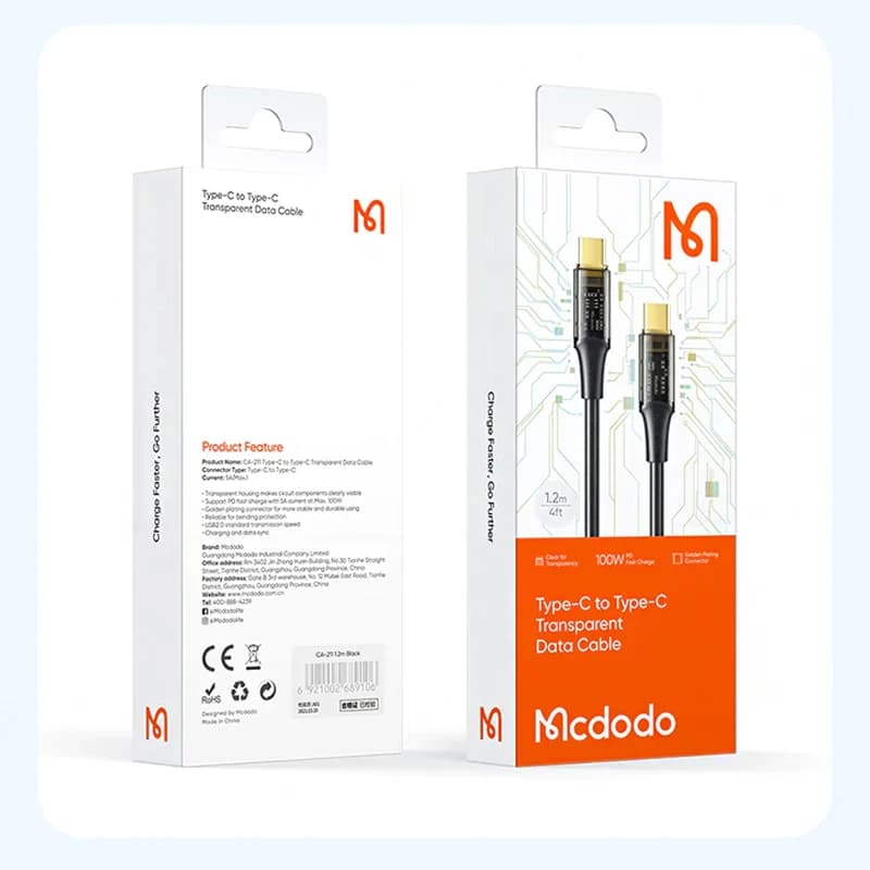 کابل USB-C مک دودو مدل CA-211 طول 1.2 متر — تصویر ۶