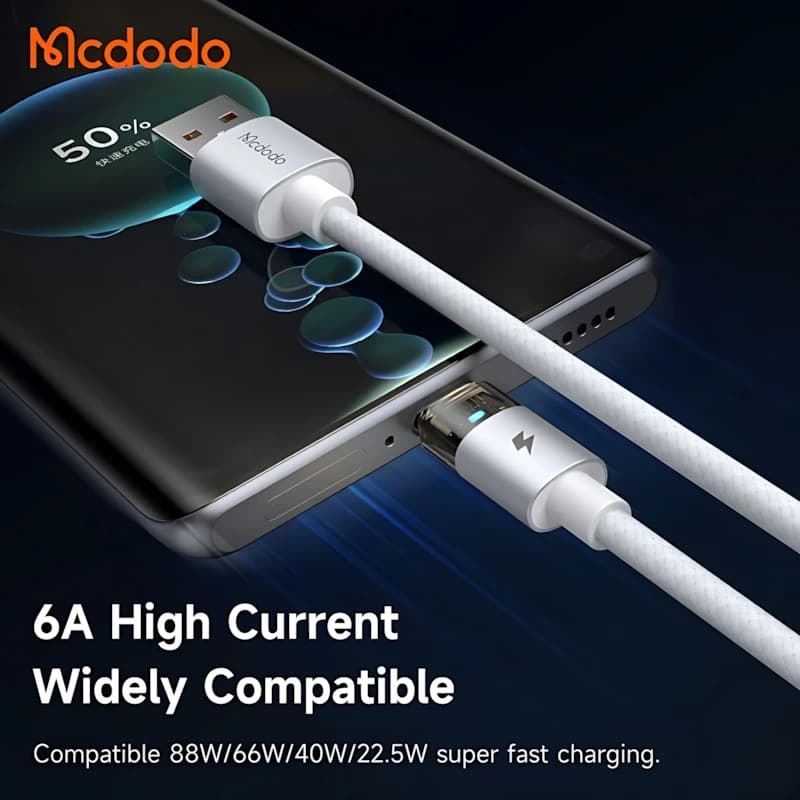 کابل تبدیل USB به USB-C مک دودو مدل CA-689 طول 1.2 متر — تصویر ۵