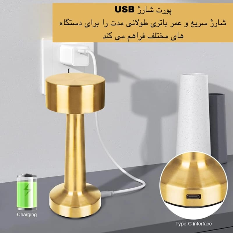 آباژور رومیزی مدل LEDdesk — تصویر ۳