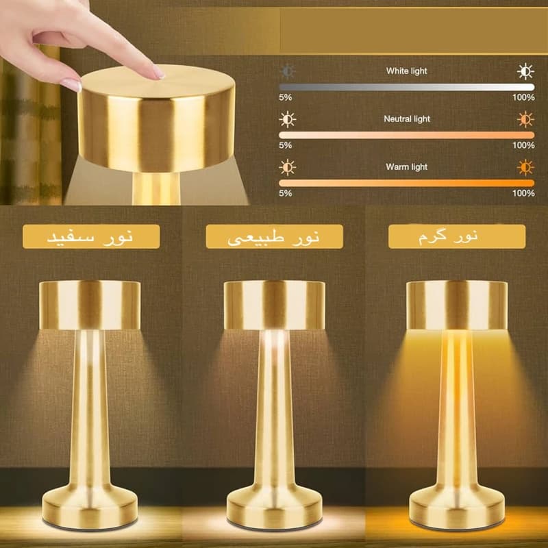 آباژور رومیزی مدل LEDdesk — تصویر ۶