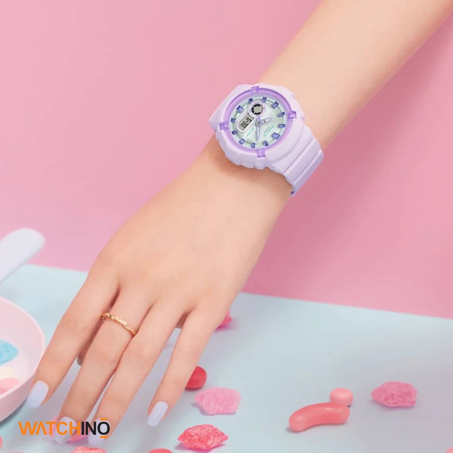 ساعت مچی زنانه کاسیو اورجینال کد ۴۰۵۱ مدل BGA-280SW-6ADR — تصویر ۷