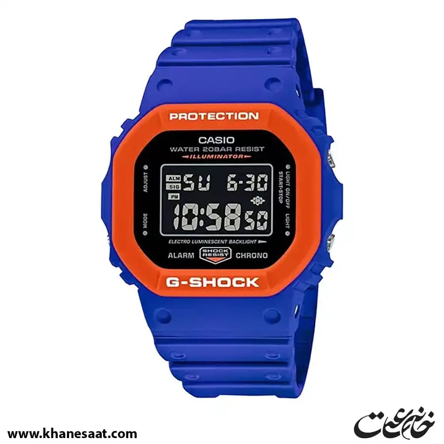 ساعت کاسیو اورجینال کد ۴۰۵۳ مدل DW-5610SC-2DR — تصویر ۹