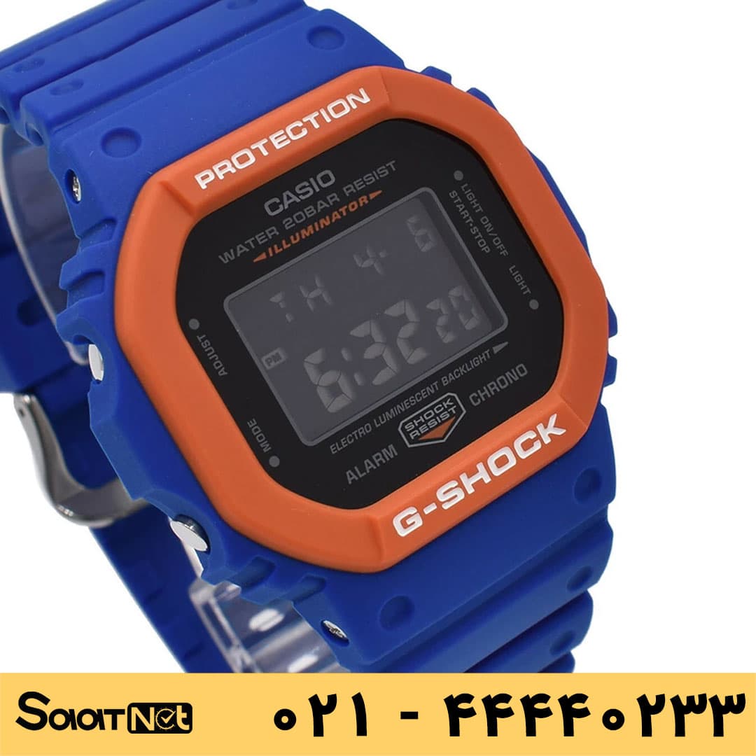 ساعت کاسیو اورجینال کد ۴۰۵۳ مدل DW-5610SC-2DR — تصویر ۳