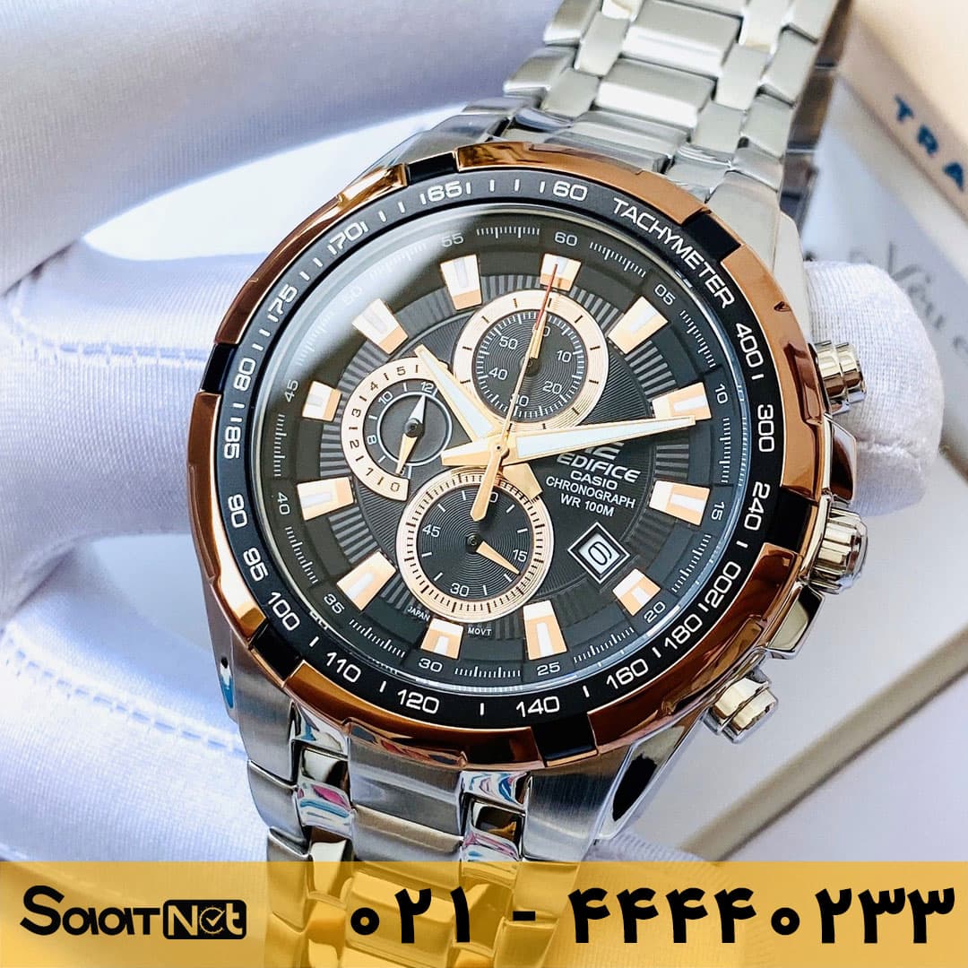 ساعت کاسیو اورجینال کد ۴۰۵۴ مدل EF-539D-1A5 — تصویر ۳
