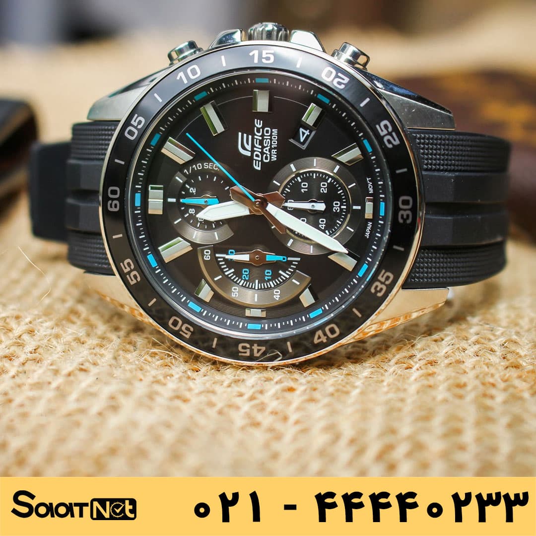 ساعت کاسیو اورجینال کد ۴۰۵۶ مدل EFV-550P-1AVUDF — تصویر ۳