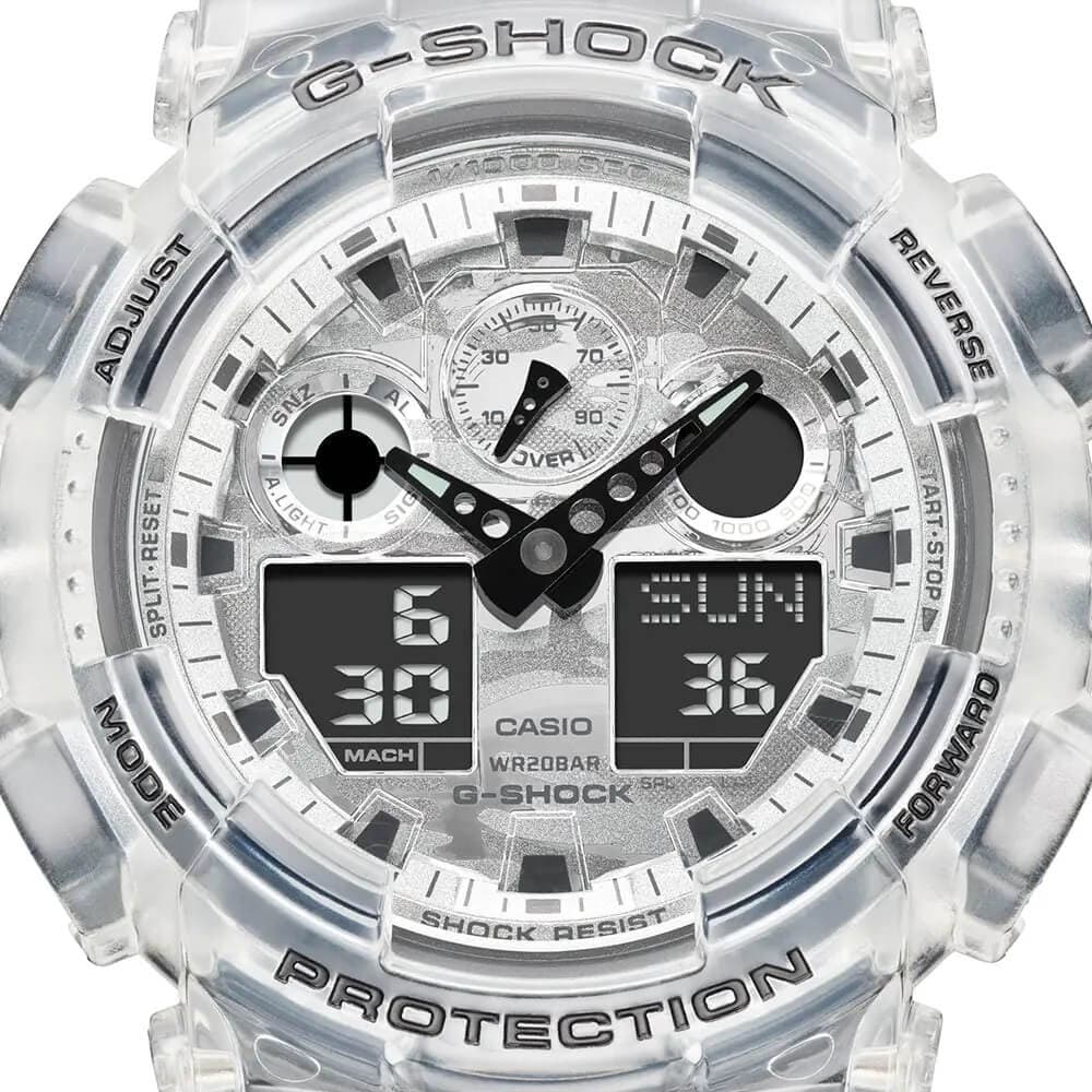 ساعت کاسیو اورجینال کد ۴۰۶۲ مدل GA-100SKC-1ADR — تصویر ۵