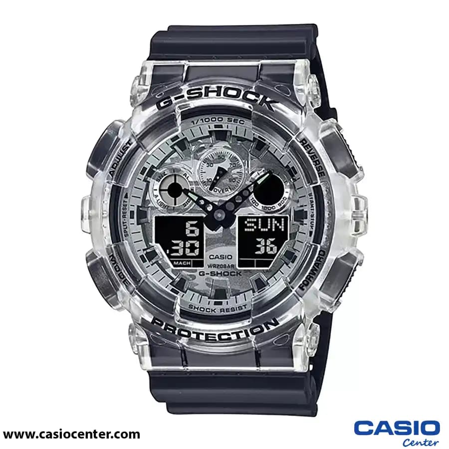 ساعت کاسیو اورجینال کد ۴۰۶۲ مدل GA-100SKC-1ADR — تصویر ۷
