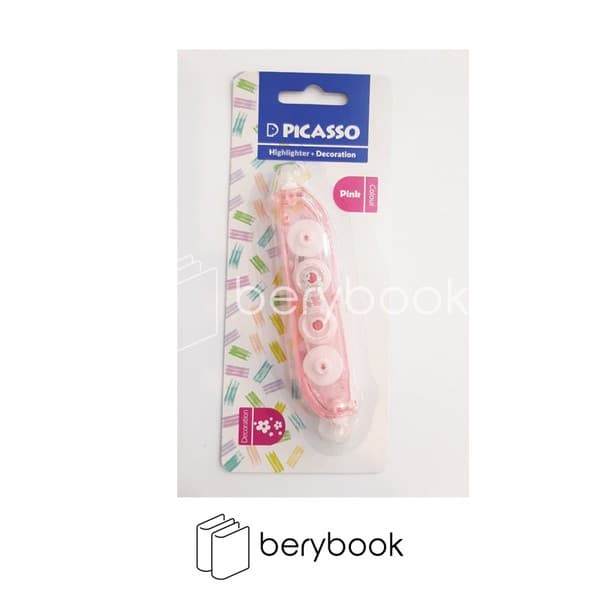 PICASSO / پیکاسو / هایلایتر نواری +واشی نواری / 2020 / بدنه صورتی