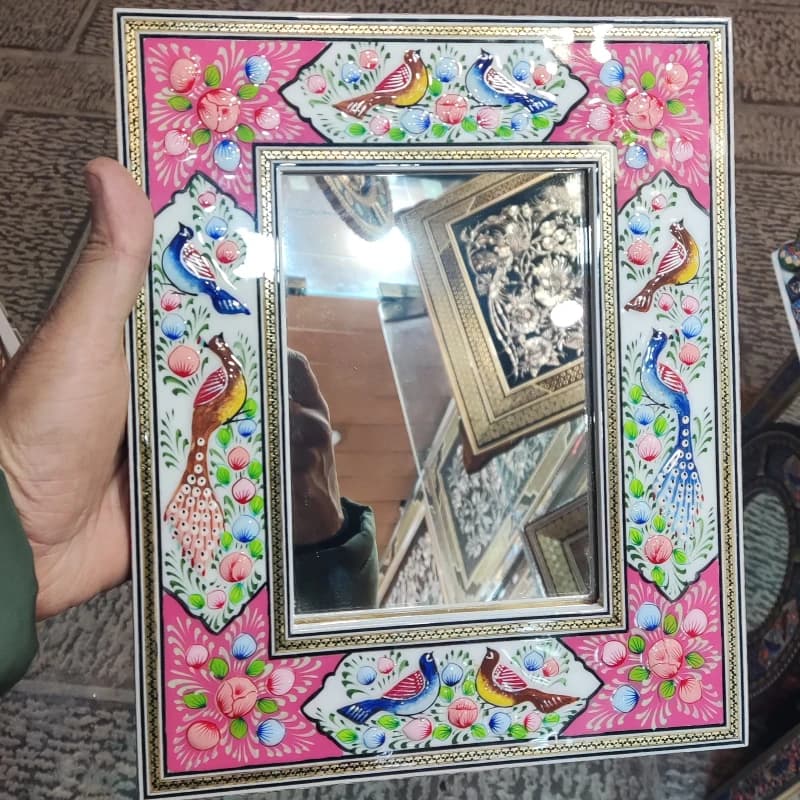 آینه هفتسین خاتم نقاشی مینیاتور 23 در 28 — تصویر ۴