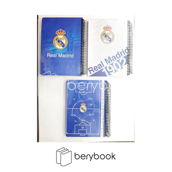 LANGO / لانگو / دفتر 100 برگ سیمی / جلد سخت وزیری / REAL MADRID / کد CH-2050