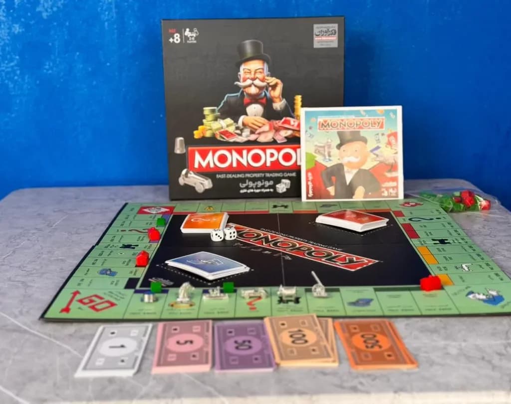 بازی مونوپولی حرفه ای هارد باکس (MONOPOLY) — تصویر ۳