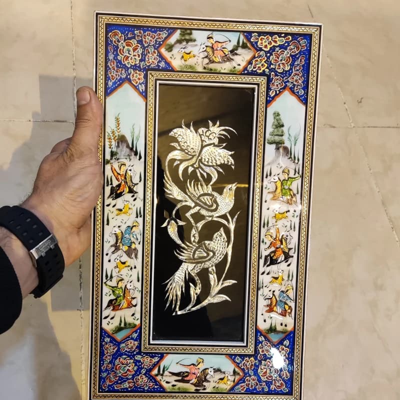 قاب قلمزنی در ابعاد کوچک طرح های متنوع — تصویر ۲