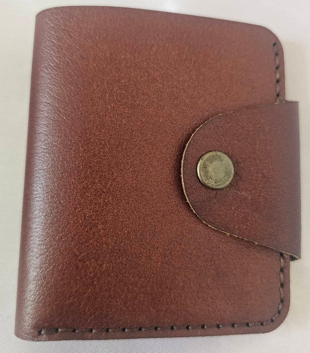 کیف پول چرم جیبی کد 002 قهوه ای — تصویر ۴
