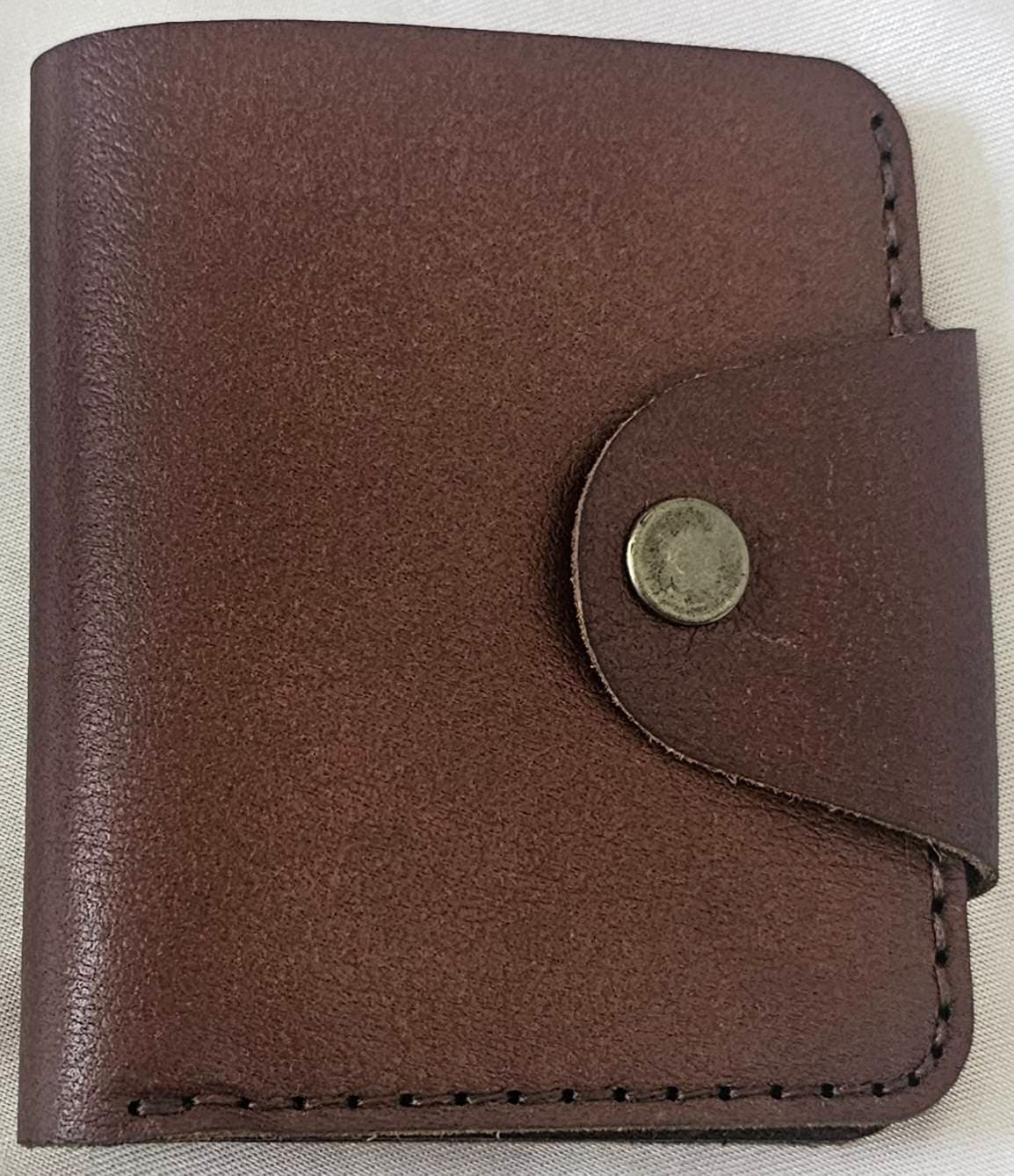 کیف پول چرم جیبی کد 002 قهوه ای
