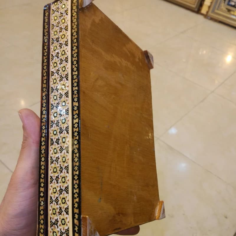 جعبه خاتم نقاشی مینیاتور سایز بزرگ 16در22 — تصویر ۴