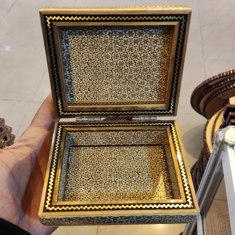 جعبه جواهرات خاتم اعلا سایز 12در 10 — تصویر ۲