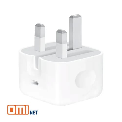 شارژر دیواری ۲۰ وات اپل مدل MHJF3B/A سه پین اورجینال — تصویر ۴