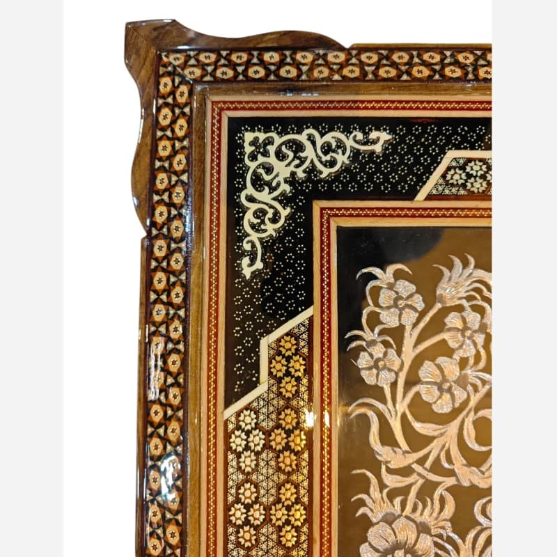 قاب قلمزنی خاتمکاری ابعاد کل 80 در 50 — تصویر ۲