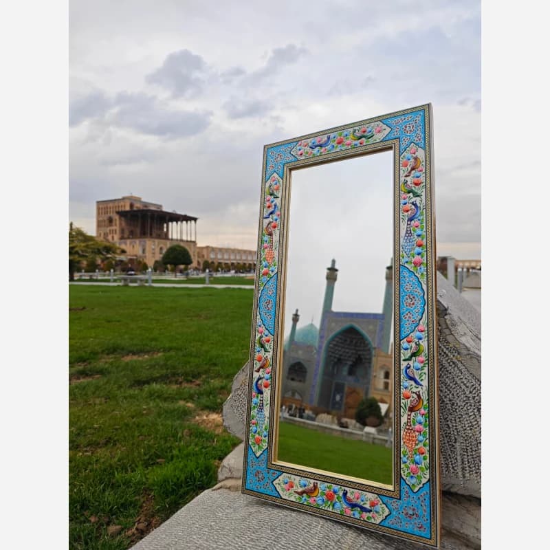آینه سایز 30 در 60 مینیاتور خاتم — تصویر ۴