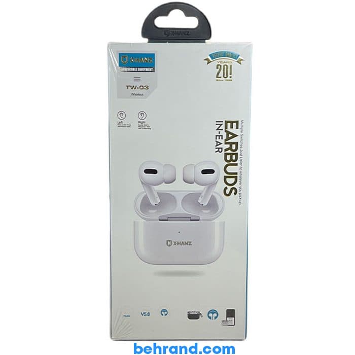 هندزفری بلوتوث Xhanz مدل TW-03 + کیف ایرپاد — تصویر ۳