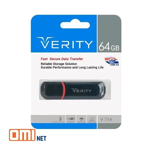 فلش مموری ۶۴ گیگابایت وریتی مدل V714، رابط USB 3.0 — تصویر ۲