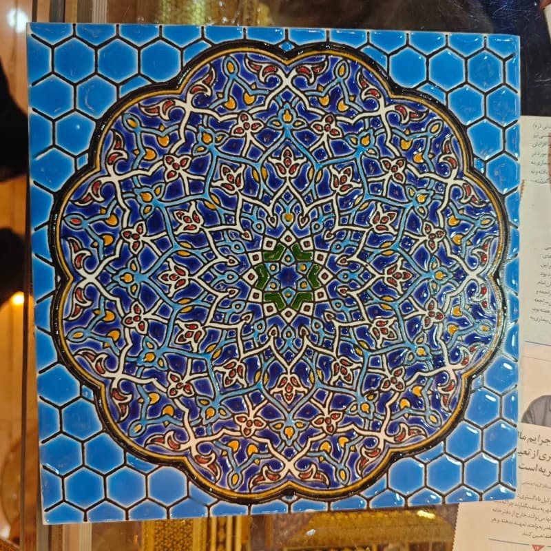 کاشی طرح شیخ لطف الله 20 در 20