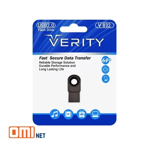 فلش مموری 64 گیگابایت وریتی مدل Verity-V832 — تصویر ۲