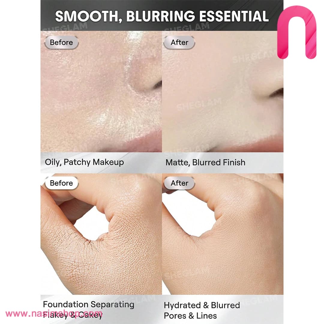 پرایمر مات کننده منافذ مدل Smooth & Blur شیگلم — تصویر ۳