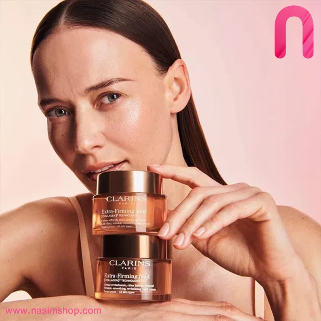 کرم روز لیفت و ضد چروک Extra-Firming Collagen³ کلارنس — تصویر ۲