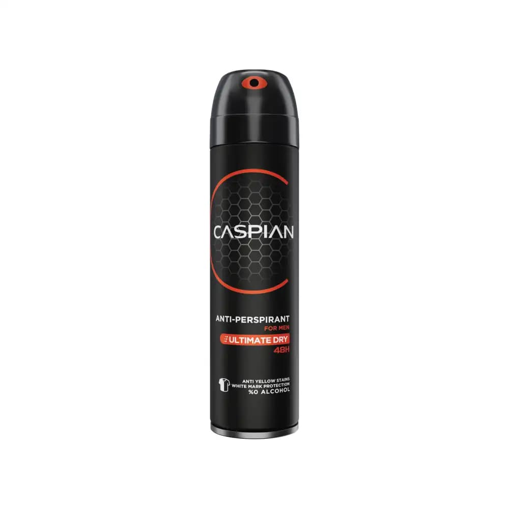 اسپری ضد تعریق مردانه کاسپین – 48 ساعته مدل Ultimate Dry — تصویر ۲