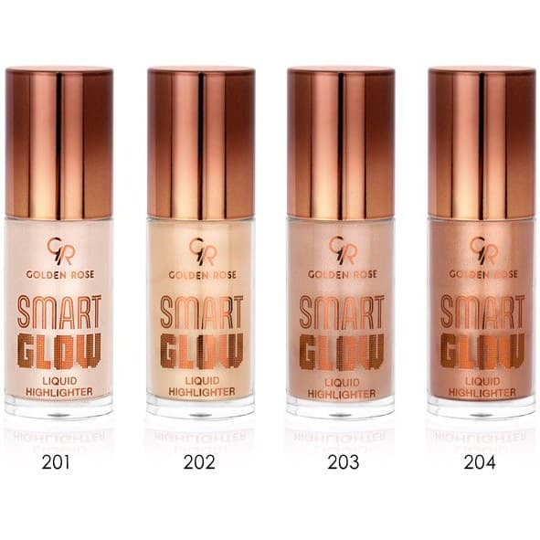 هایلایتر مایع گلدن رز (Golden Rose) مدل SMART GLOW — تصویر ۲