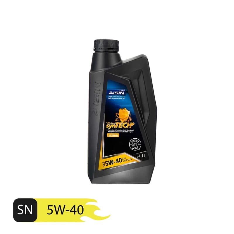 روغن موتور خودرو آیسین مدل 5W-40 SN PLUS حجم 1 لیتر