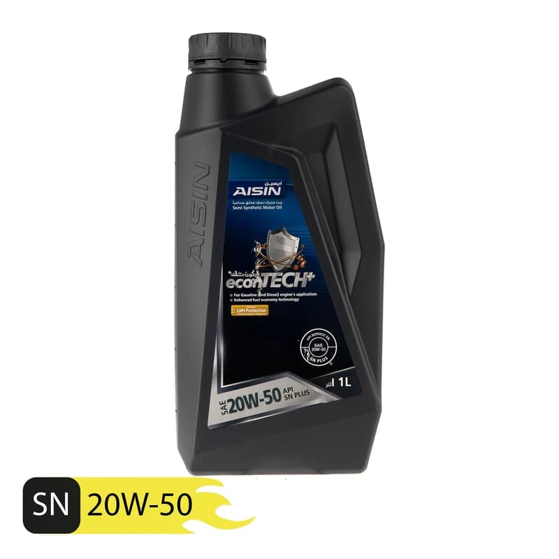 روغن موتور خودرو آیسین مدل 20W-50 SN PLUS حجم 1 لیتر