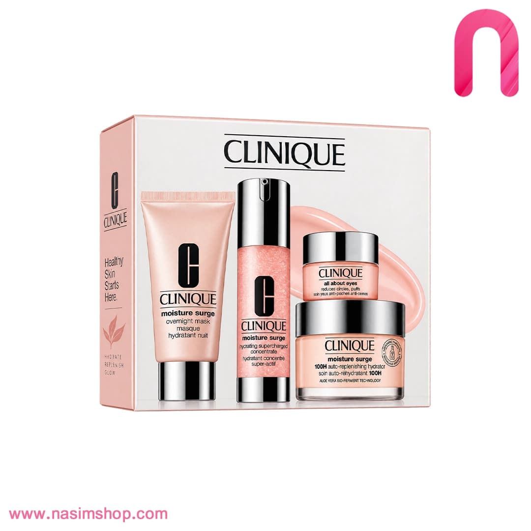ست آبرسان و مراقبت پوست مدل Moisture Surge کلینیک