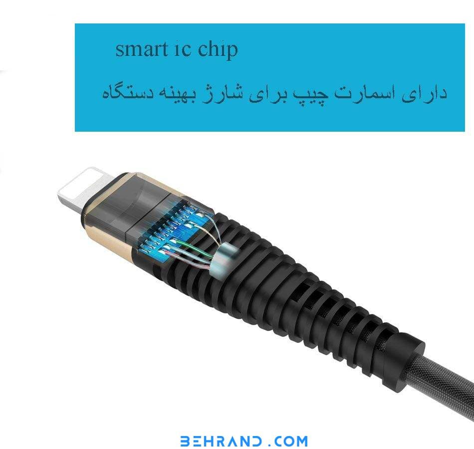 کابل تبدیل USB به microUSB موکسوم مدل CC-72 طول 1 متر — تصویر ۴