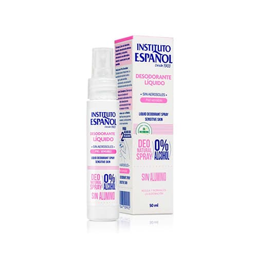 ليكوئيد دئودورانت فاقد آلومينيوم و الكل پوست حساس Sensitive skin اسپانول 50 ميل — تصویر ۲