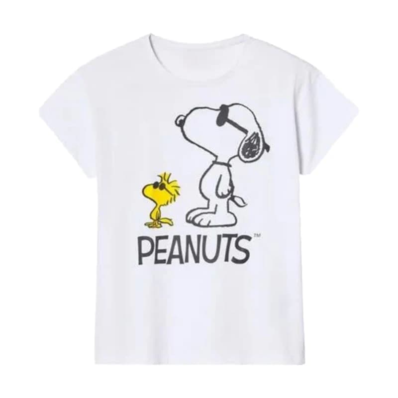 ست تیشرت شلوارک نخ پنبه بچگانه برند peanuts آلمان طرح اسنوپی — تصویر ۴